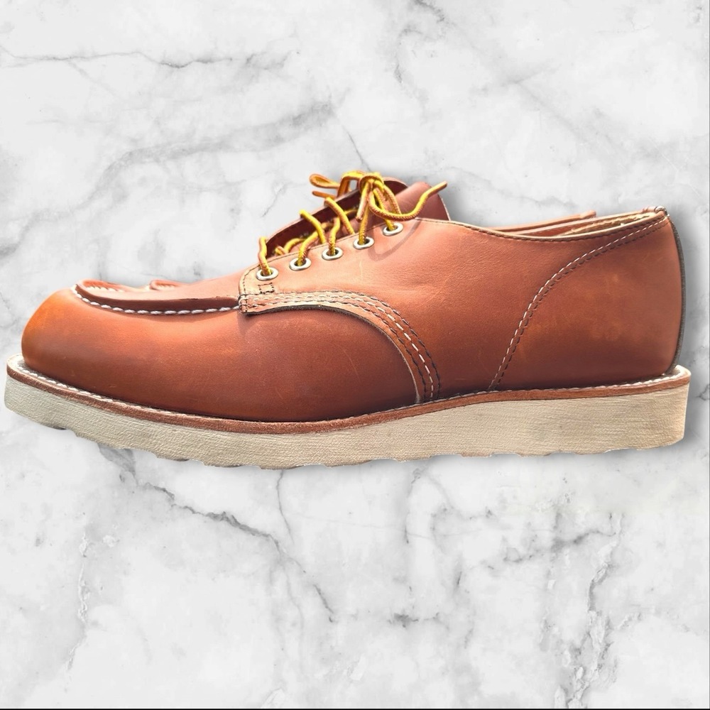 Red Wing Shop Moc Oxford Oro Leather Work Shoes $309 sz 11 D 8092 Made in USA - Picture 3 of 7